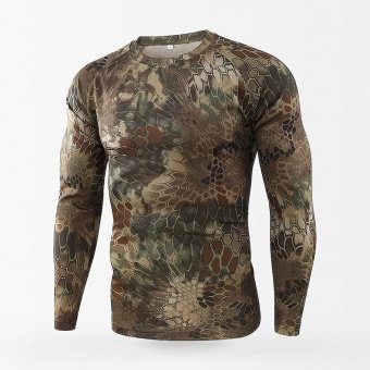 Męska taktyczna koszulka z długim rękawem camo Kryptek Mandrake