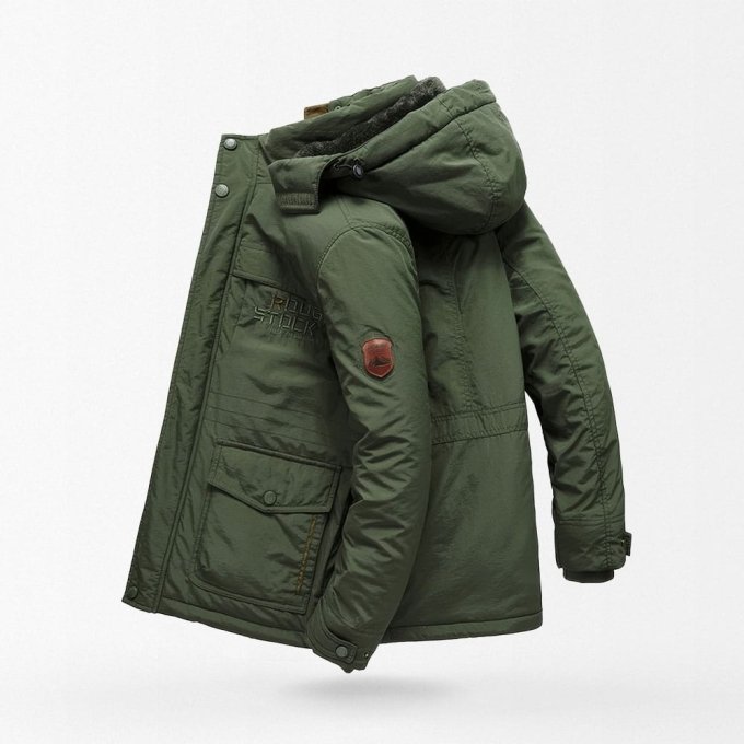Parka wojskowa ocieplana polarem - obrazek 2