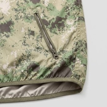 Lightweight camo rain jacket