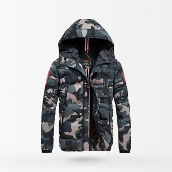 Wojskowa parka zimowa moro