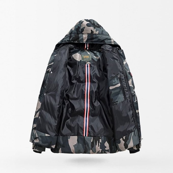 Wojskowa parka zimowa moro - obrazek 2
