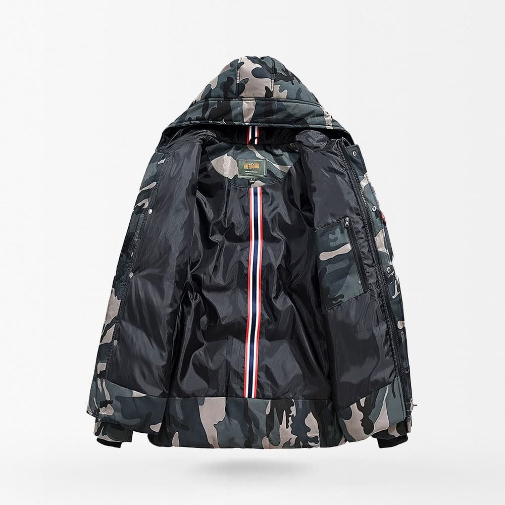 Wojskowa parka zimowa moro - obrazek 2