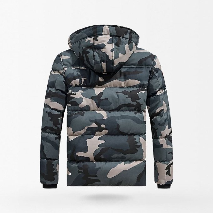 Wojskowa parka zimowa moro - obrazek 3
