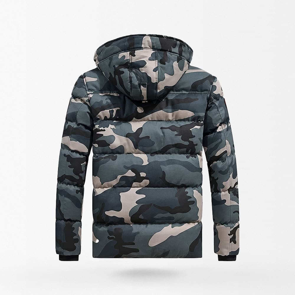 Wojskowa parka zimowa moro - obrazek 3