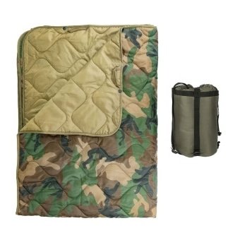 Wojskowa wkładka do poncza Woodland