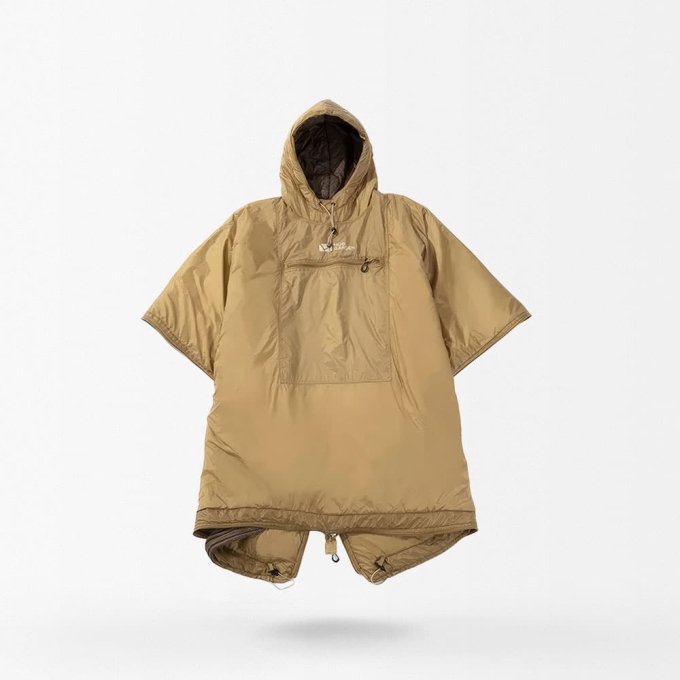 militarny śpiwór-ponczo khaki