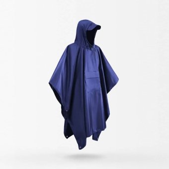 Wodoodporne poncho wojskowe granatowe