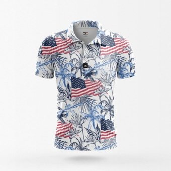 Hawajska koszula z flagą USA