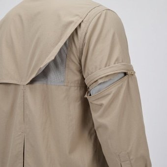 Tactical button up shirt with uv protection