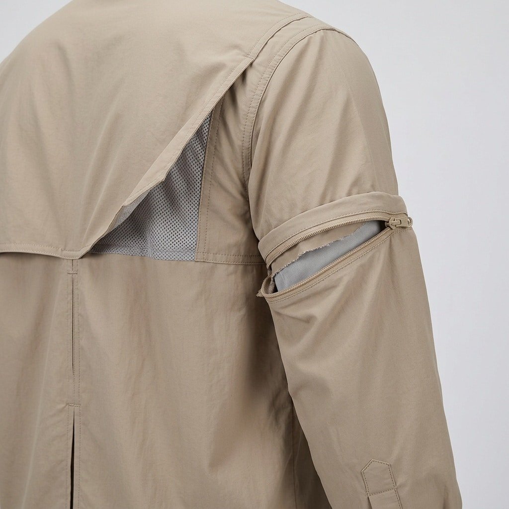Tactical button up shirt with uv protection