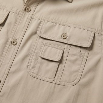 Tactical button up shirt with uv protection