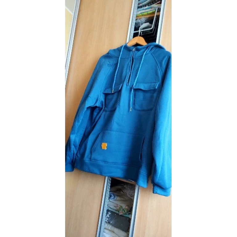 Bluza taktyczna z kapturem i półzamkiem photo review