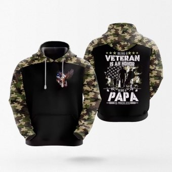 Bluza z kapturem „Bycie weteranem to zaszczyt”