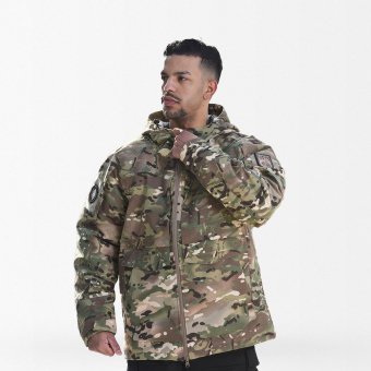 heat reflective camo winter jacket