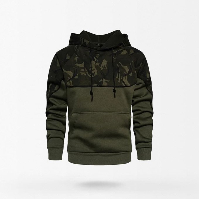 Militarna bluza moro z kapturem