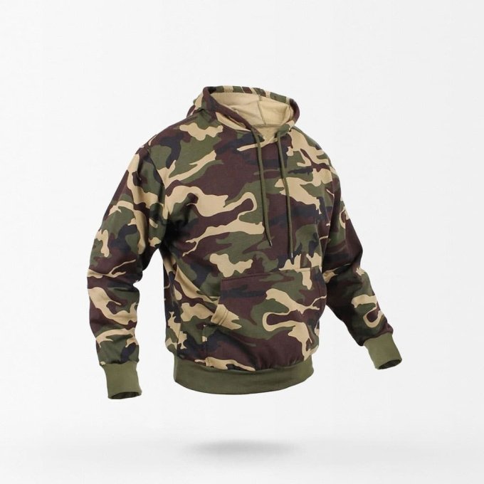 Bluza taktyczna moro z kapturem