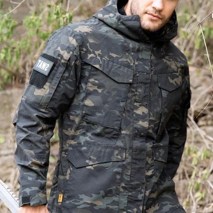 Kurtka polowa M-65 Multicam Black - obrazek 2