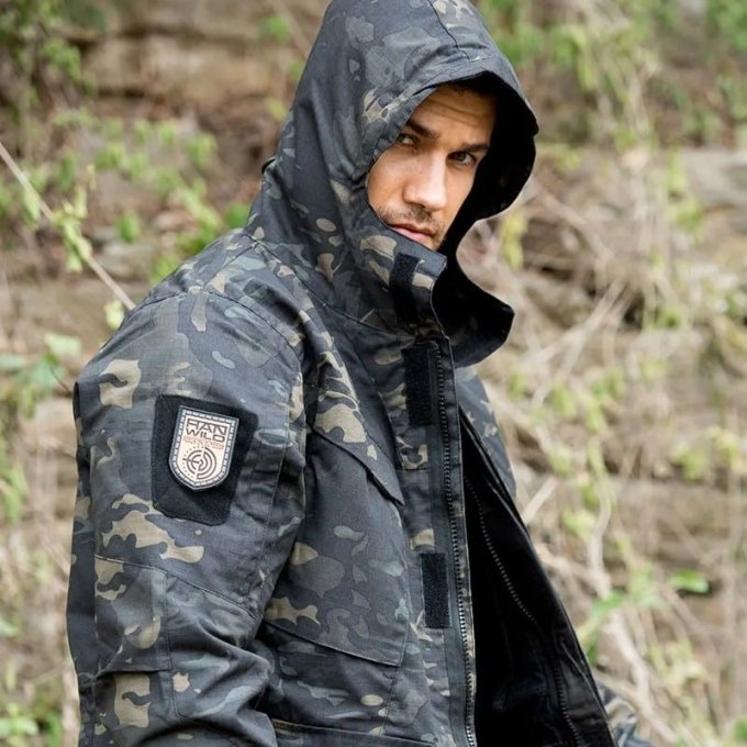 Kurtka polowa M-65 Multicam Black - obrazek 3