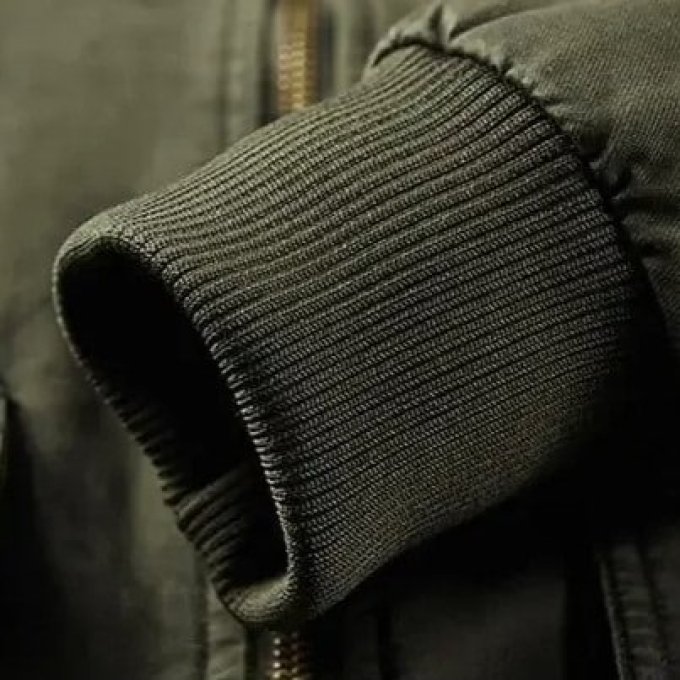 Męska kurtka bomber z polaru - obrazek 6