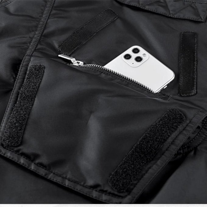 Męska zimowa kurtka bomberka Techwear - obrazek 5