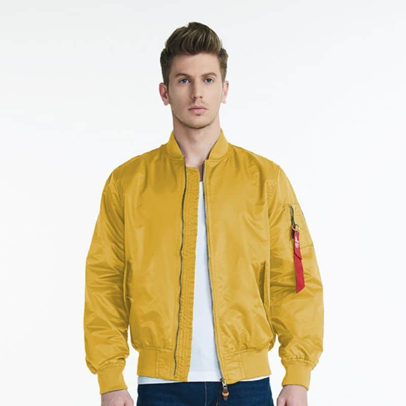 Kurtka taktyczna MA-1 żółta - obrazek 2