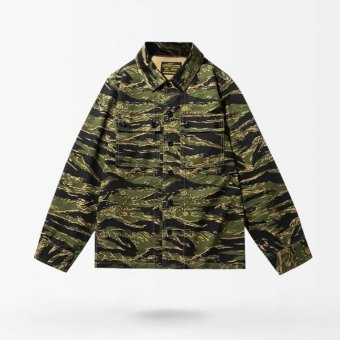 Koszula zapinana na guziki w kamuflażu Tiger Stripe
