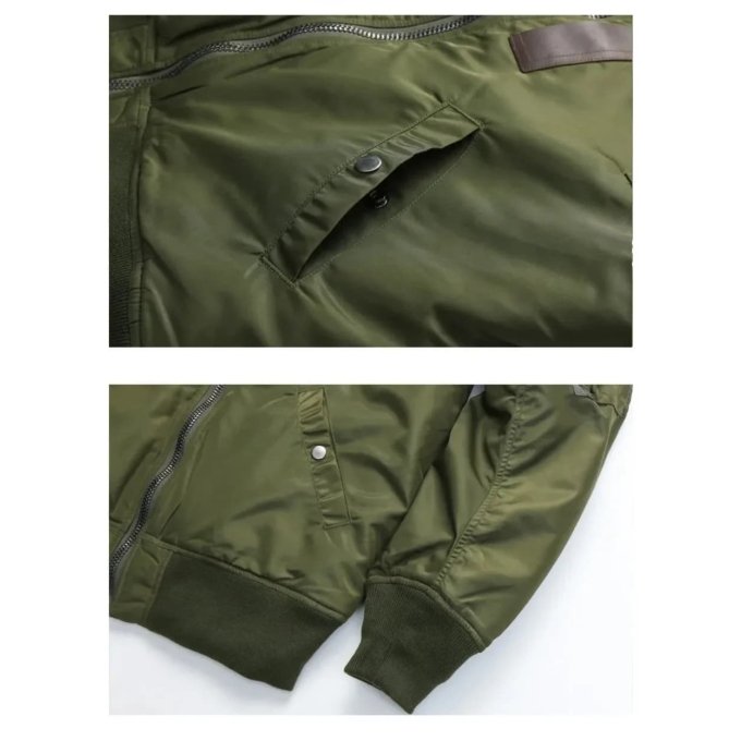 Męska kurtka bomber B-15 Vintage - obrazek 6