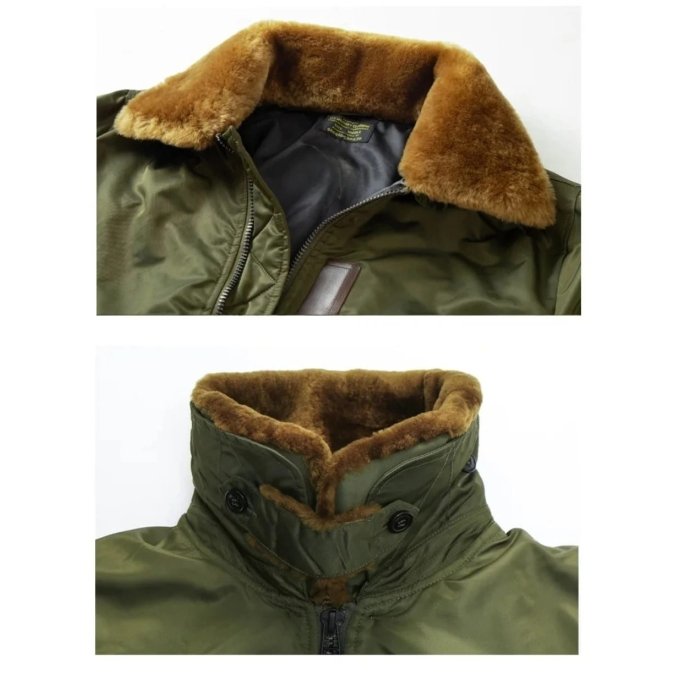Męska kurtka bomber B-15 Vintage - obrazek 5