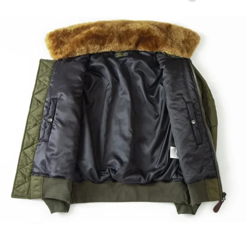 Męska kurtka bomber B-15 Vintage - obrazek 2