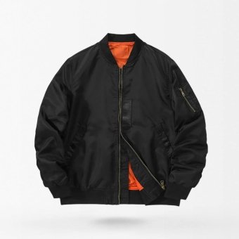 Męska wodoodporna kurtka bomber w stylu baseball