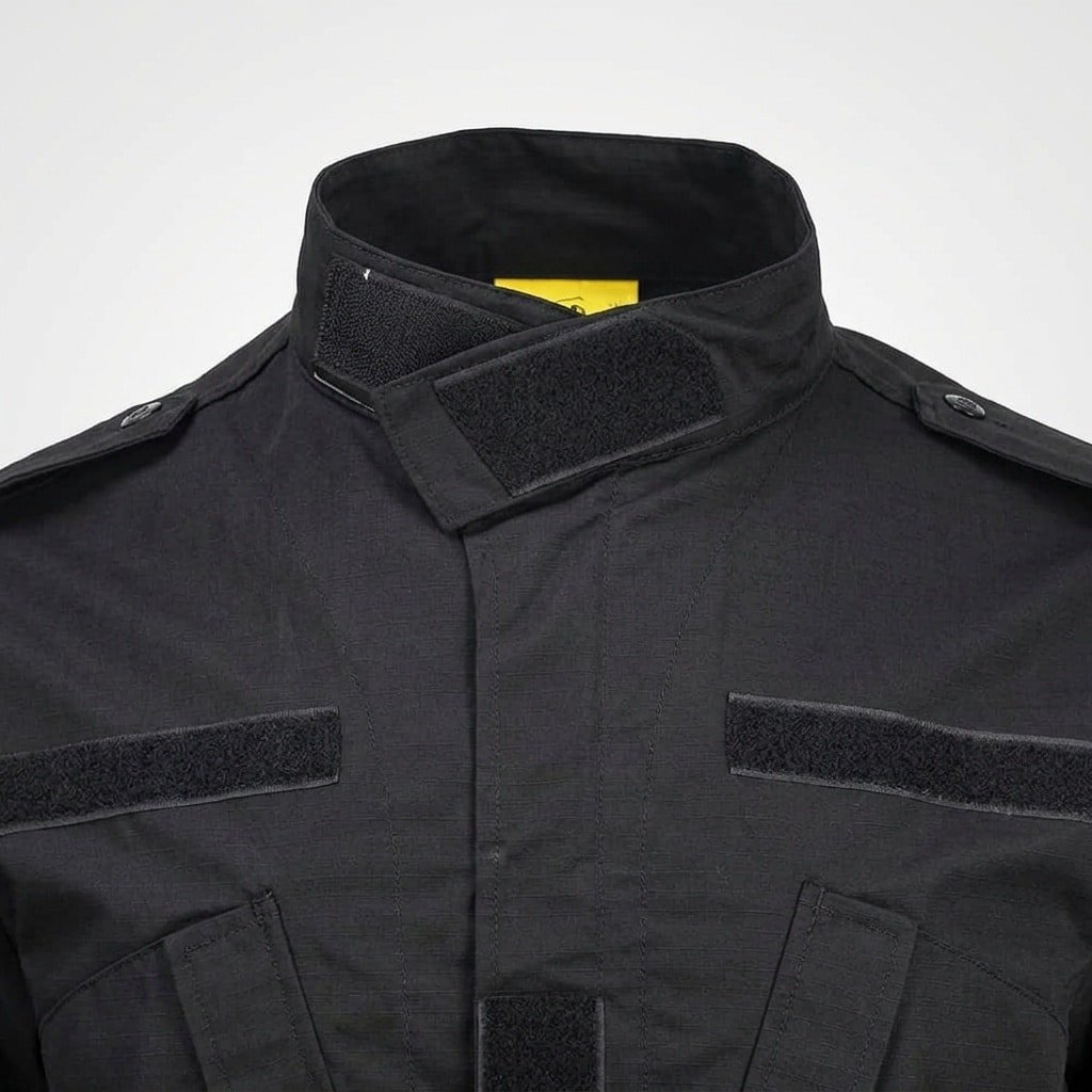 Black Military Combat Uniform