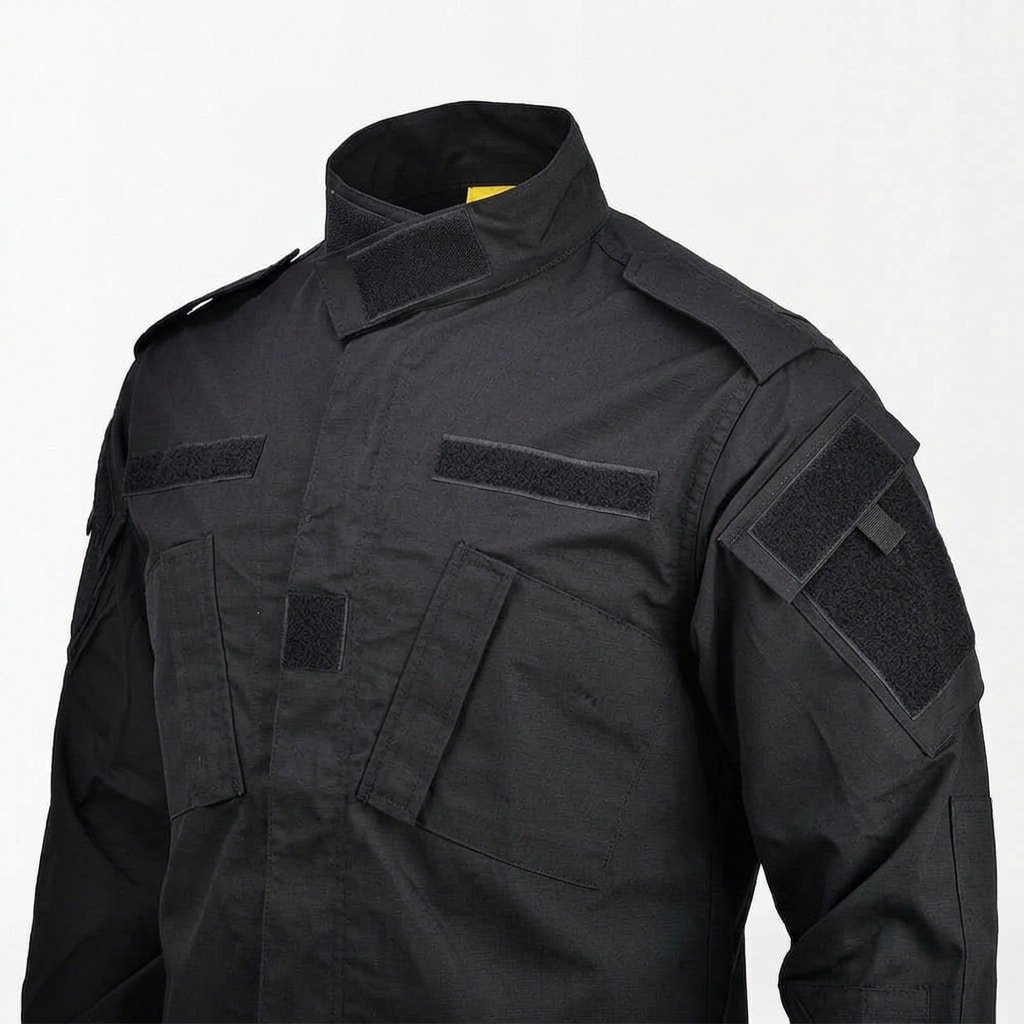 Black Military Combat Uniform