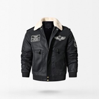 Męska skórzana kurtka bomber vintage