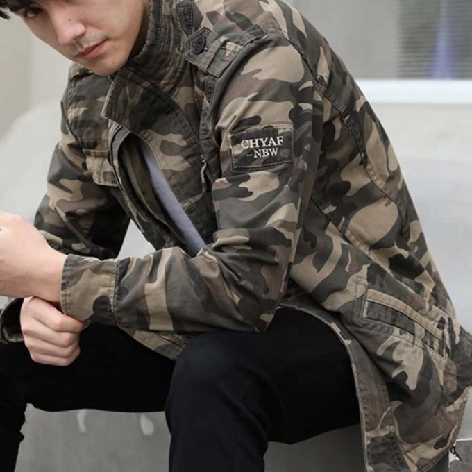Kurtka polowa M65 wojskowa khaki camo - obrazek 2