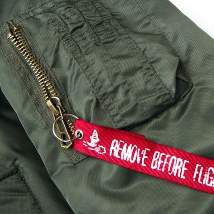 Wodoodporna kurtka bomber MA-1 vintage - obrazek 4