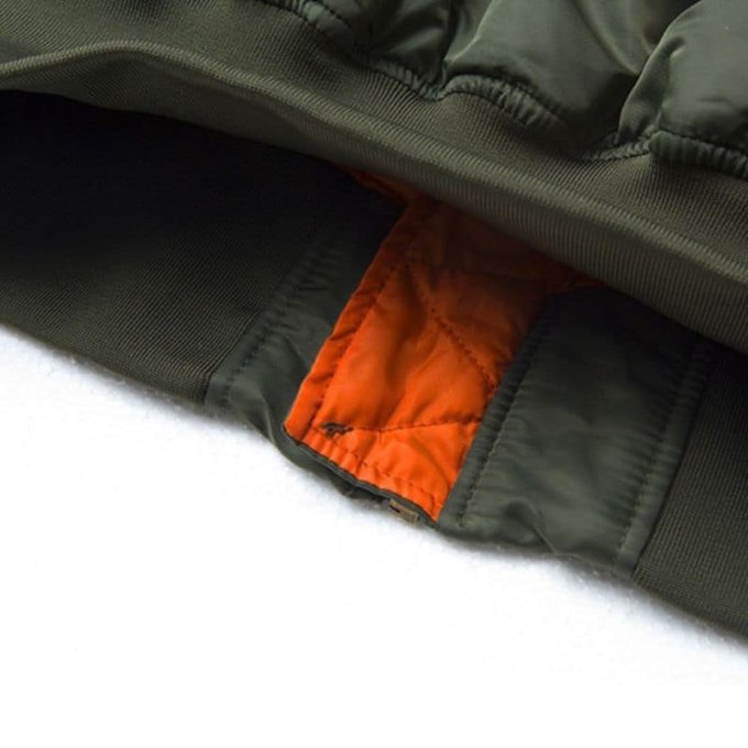 Wodoodporna kurtka bomber MA-1 vintage - obrazek 6