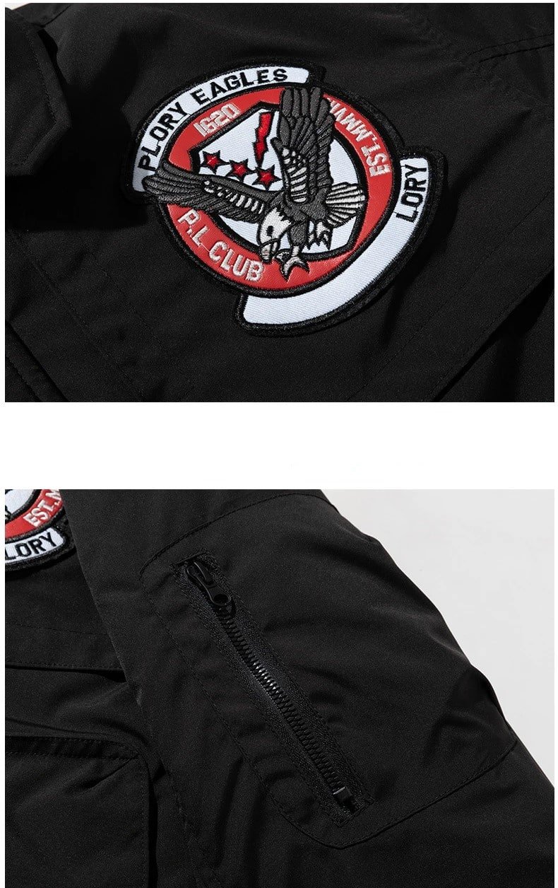 Męska kurtka bomber MA-1 vintage - obrazek 7