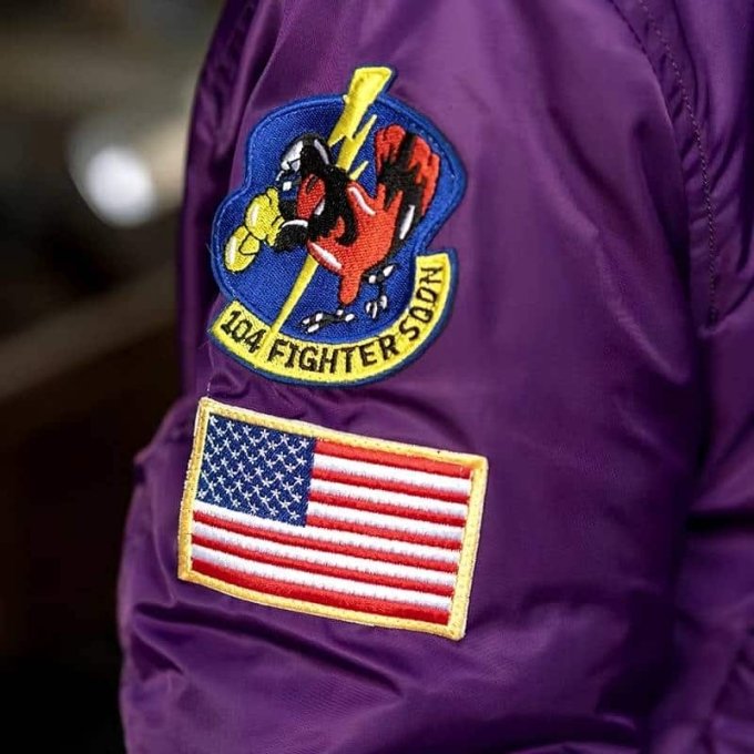 Vintage wojskowa kurtka bomber US Air Force - obrazek 4