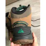 Brązowe wodoodporne zamszowe buty trekkingowe photo review