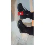 Wodoodporne zamszowe buty trekkingowe szare photo review