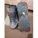 Brązowe wodoodporne zamszowe buty trekkingowe photo review