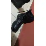 Czarne buty taktyczne z bocznym zamkiem i stalowym noskiem photo review