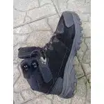 Czarne wodoodporne zamszowe buty trekkingowe photo review