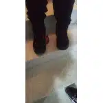 Wodoodporne zamszowe buty trekkingowe szare photo review