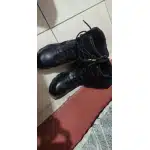 Czarne buty taktyczne z bocznym zamkiem i stalowym noskiem photo review