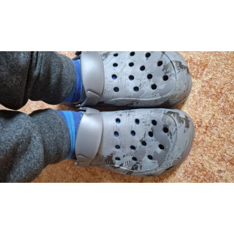 Szare taktyczne Crocsy moro photo review