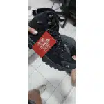 Zamszowe buty trekkingowe Hikeup czarne photo review