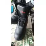 Czarne buty taktyczne z bocznym zamkiem i stalowym noskiem photo review