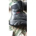 Buty taktyczne piaskowe z bocznym zamkiem i stalowym noskiem photo review