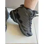 Buty trekkingowe zamszowe wodoodporne szare photo review